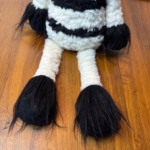 JELLYCAT London Dainty Zebra Plush Toy 20" Striped Soft Stuffed Animal Retired - Picture 6 of 9